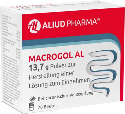 Macrogol AL 13,7 g Pulver bei Verstopfung 20 St von ALIUD Pharma GmbH