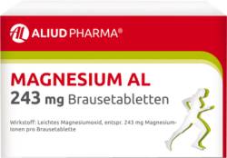 Magnesium AL 243 mg Brausetabletten bei Magnesiummangel und dadurch verursachten Wadenkr�mpfe 40 St von ALIUD Pharma GmbH