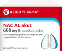 NAC AL akut 600 mg Brausetabletten zur Erleichterung des Abhustens b. erk�ltungsbedingter Bronchitis 20 St von ALIUD Pharma GmbH