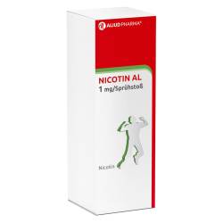 "NICOTIN AL 1 mg/Sprühstoß Spray z.Anw.i.d.Mundhö. 1 Stück" von "ALIUD Pharma GmbH"