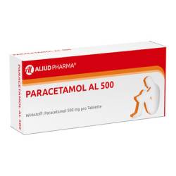 Paracetamol AL 500 bei akuten Schmerzen und Fieber 20 St von ALIUD Pharma GmbH