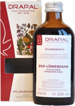 L�WENZAHNBL�TTER Bio Pflanzensaft Drapal 200 ml von ALLPHARM Vertriebs GmbH