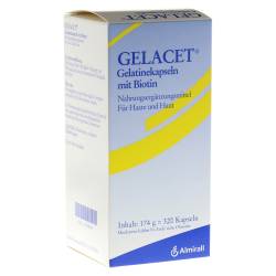 "GELACET Gelatinekapseln mit Biotin 320 Stück" von "ALMIRALL HERMAL GmbH"