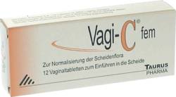 VAGI C Fem Vaginaltabletten 12 St von ALMIRALL HERMAL GmbH
