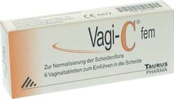 VAGI C Fem Vaginaltabletten 6 St von ALMIRALL HERMAL GmbH