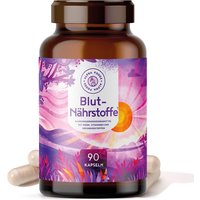 Blutnährstoffe - Gesundes Blut, Mit Eisen, Vitamin B6 und B12, Folate, Vitamin C, Himbeeren, Goji von ALPHA FOODS