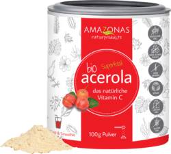 ACEROLA 100% Bio Pur nat�rliches Vit.C Pulver 100 g von AMAZONAS Naturprodukte Handels GmbH