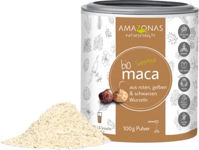 MACA 100% pur Bio Pulver 100 g von AMAZONAS Naturprodukte Handels GmbH
