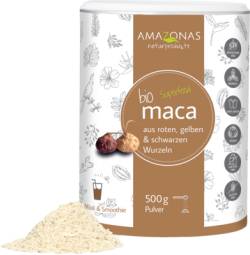 MACA 100% pur Bio Pulver 500 g von AMAZONAS Naturprodukte Handels GmbH
