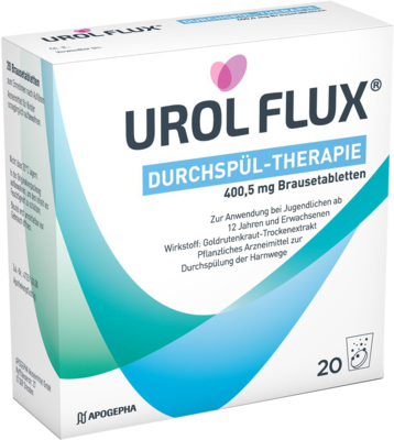 UROL FLUX Durchsp�l-Therapie 400,5 mg Brausetabl. 20 St von APOGEPHA Arzneimittel GmbH