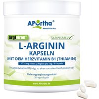 APOrtha® Argiviron® L-Arginin 4500 Kapseln + Vitamin B1 von APOrtha