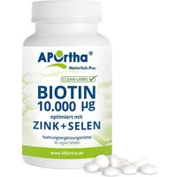APOrtha® Biotin 10.000 µg + Zink + Selen - Tabletten von APOrtha