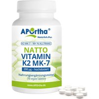 APOrtha® Natto Vitamin K2 Mk-7 Cyclo® Tabletten - 200 µg von APOrtha