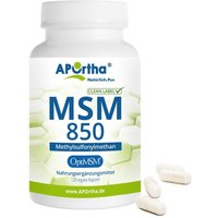 APOrtha® OptiMSM® MSM-Kapseln - 850 mg von APOrtha