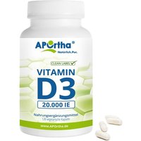 APOrtha® Vitamin D3 Depot Kapseln - 20.000 IE - 500 µg von APOrtha