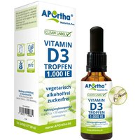 APOrtha® Vitamin D3 Tropfen - 1.000 IE von APOrtha