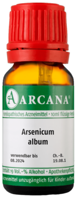 ARSENICUM ALBUM LM 12 Dilution 10 ml von ARCANA Dr. Sewerin GmbH & Co.KG