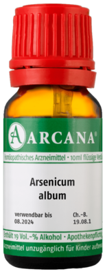 ARSENICUM ALBUM LM 120 Dilution 10 ml von ARCANA Dr. Sewerin GmbH & Co.KG