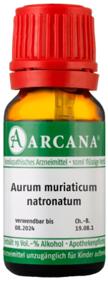 AURUM MURIATICUM NATRONATUM LM 3 Dilution 10 ml von ARCANA Dr. Sewerin GmbH & Co.KG