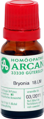 BRYONIA LM 18 Dilution 10 ml von ARCANA Dr. Sewerin GmbH & Co.KG