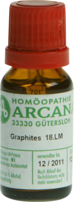 GRAPHITES LM 18 Dilution 10 ml von ARCANA Dr. Sewerin GmbH & Co.KG