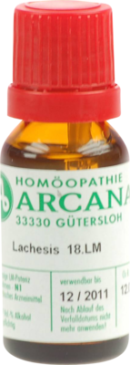 LACHESIS LM 18 Dilution 10 ml von ARCANA Dr. Sewerin GmbH & Co.KG