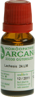 LACHESIS LM 24 Dilution 10 ml von ARCANA Dr. Sewerin GmbH & Co.KG