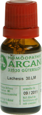 LACHESIS LM 30 Dilution 10 ml von ARCANA Dr. Sewerin GmbH & Co.KG