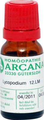 LYCOPODIUM LM 12 Dilution 10 ml von ARCANA Dr. Sewerin GmbH & Co.KG