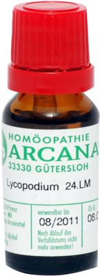 LYCOPODIUM LM 24 Dilution 10 ml von ARCANA Dr. Sewerin GmbH & Co.KG