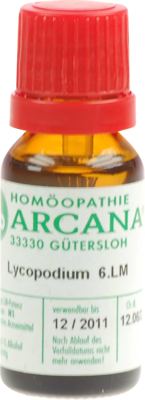 LYCOPODIUM LM 6 Dilution 10 ml von ARCANA Dr. Sewerin GmbH & Co.KG