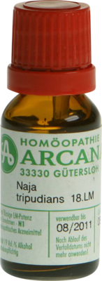 NAJA TRIPUDIANS LM 18 Dilution 10 ml von ARCANA Dr. Sewerin GmbH & Co.KG