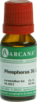 PHOSPHORUS LM 30 Dilution 10 ml von ARCANA Dr. Sewerin GmbH & Co.KG