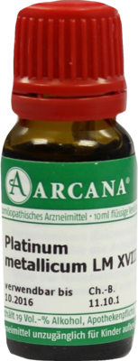 PLATINUM METALLICUM LM 18 Dilution 10 ml von ARCANA Dr. Sewerin GmbH & Co.KG