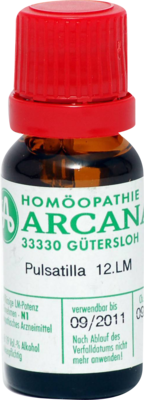 PULSATILLA LM 12 Dilution 10 ml von ARCANA Dr. Sewerin GmbH & Co.KG