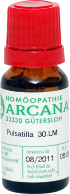 PULSATILLA LM 30 Dilution 10 ml von ARCANA Dr. Sewerin GmbH & Co.KG