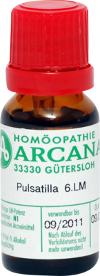 PULSATILLA LM 6 Dilution 10 ml von ARCANA Dr. Sewerin GmbH & Co.KG