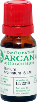 RADIUM bromatum LM 6 Dilution 10 ml von ARCANA Dr. Sewerin GmbH & Co.KG