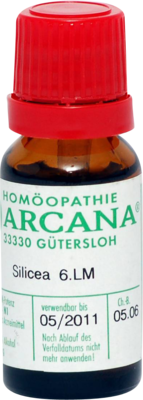 SILICEA LM 6 Dilution 10 ml von ARCANA Dr. Sewerin GmbH & Co.KG
