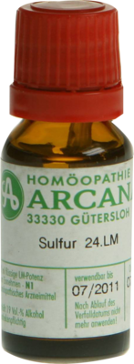 SULFUR LM 24 Dilution 10 ml von ARCANA Dr. Sewerin GmbH & Co.KG