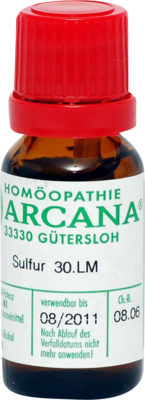 SULFUR LM 30 Dilution 10 ml von ARCANA Dr. Sewerin GmbH & Co.KG