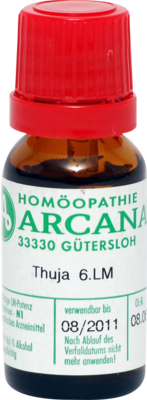 THUJA LM 6 Dilution 10 ml von ARCANA Dr. Sewerin GmbH & Co.KG