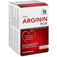 Arginin plus Vitamin B1+b6+b12+folsÃ¤ure Filmtabletten von ARGININ PLUS