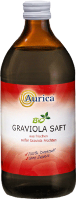 GRAVIOLA DIREKTSAFT Bio 100% 500 ml von AURICA Naturheilm.u.Naturwaren GmbH