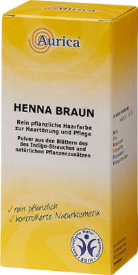 HENNA braun Pulver 100 g von AURICA Naturheilm.u.Naturwaren GmbH
