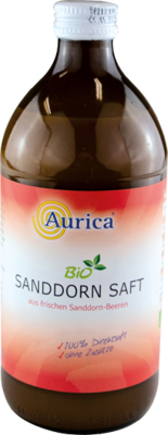 SANDDORN 100% Direktsaft Bio 500 ml von AURICA Naturheilm.u.Naturwaren GmbH