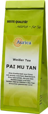 WEISSER TEE Pai Mu Tan 50 g von AURICA Naturheilm.u.Naturwaren GmbH