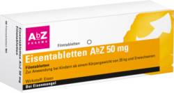 EISENTABLETTEN AbZ 50 mg Filmtabletten 100 St von AbZ Pharma GmbH