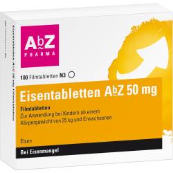 EISENTABLETTEN AbZ 50mg von AbZ-Pharma GmbH