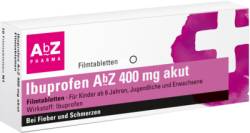IBUPROFEN AbZ 400 mg akut Filmtabletten 20 St von AbZ Pharma GmbH